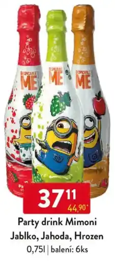 Qanto Party drink Mimoni Jablko, Jahoda, Hrozen nabídka