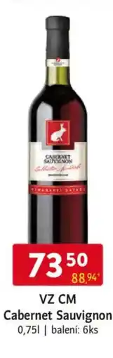 Qanto VZ CM Cabernet Sauvignon nabídka