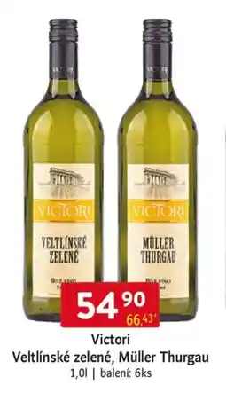 Qanto Veltlínské zelené, Müller Thurgau nabídka