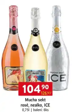 Qanto Mucha sekt rosé, nealko, Ice nabídka