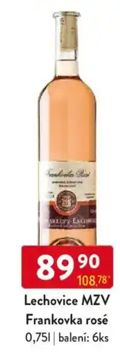 Qanto Lechovice MZV Frankovka rosé nabídka