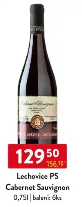 Qanto Lechovice PS Cabernet Sauvignon nabídka