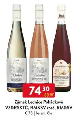 Qanto Zámek Lednice Pohádkové VZ&RŠ&TČ, RM&SV rosé, RM&SV nabídka