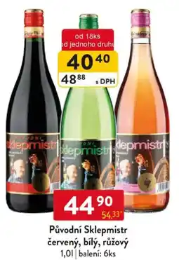 Qanto Původní Sklepmistr červený, bílý, růžový nabídka