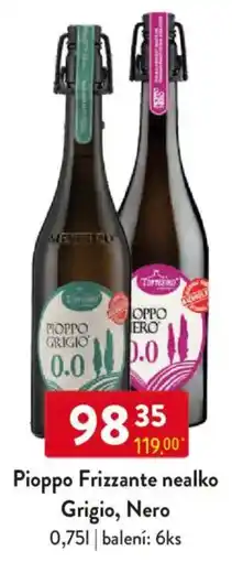 Qanto Pioppo Frizzante nealko Grigio, Nero nabídka