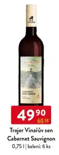 Qanto Trojer Vinařův sen Cabernet Sauvignon nabídka