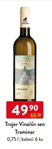 Qanto Trojer Vinařův sen Traminer nabídka