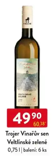 Qanto Trojer Vinařův sen Veltlínské zelené nabídka
