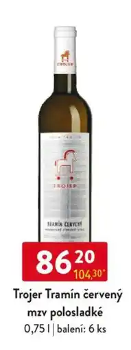 Qanto Trojer Tramín červený mzv polosladké nabídka