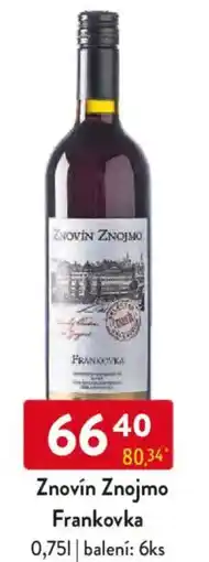 Qanto Znovín Znojmo Frankovka nabídka