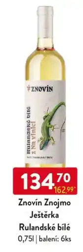 Qanto Znovín Znojmo Ještěrka Rulandské bílé nabídka