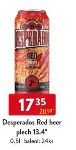 Qanto Desperados Red beer plech 13.4° nabídka