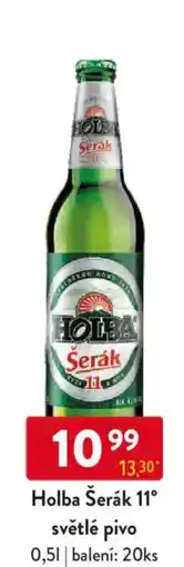 Qanto Holba Šerák 11° světlé pivo nabídka