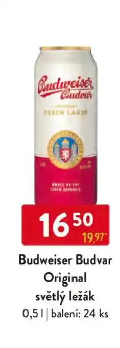 Qanto Budweiser Budvar Original světlý ležák nabídka