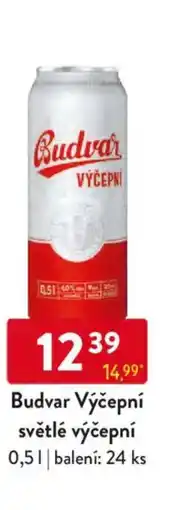 Qanto Budvar Výčepní světlé výčepní nabídka