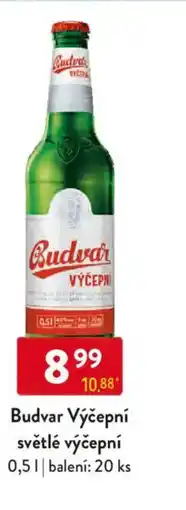 Qanto Budvar Výčepní světlé výčepní nabídka
