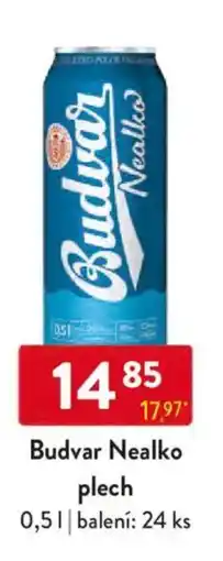 Qanto Budvar Nealko plech nabídka