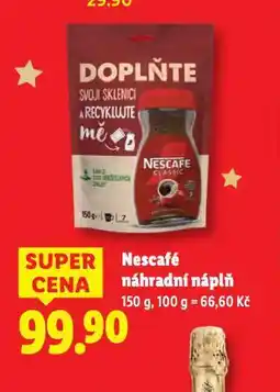 Lidl Nescafé náhradní náplň nabídka