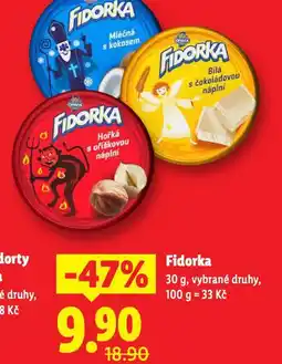 Lidl Fidorka nabídka