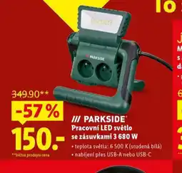 Lidl Praconví led světlo se zásuvkami 3680 w nabídka