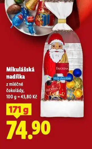 Lidl Mikulášská nadílka nabídka