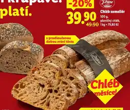 Lidl Chléb someliér nabídka