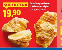 Lidl Brioškový croissant s krémovou náplní nabídka