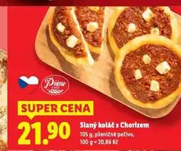 Lidl Slaný koláč s chorizem nabídka