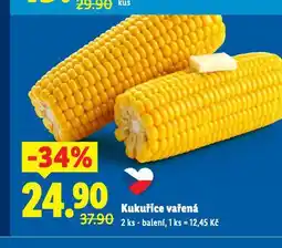 Lidl Kukuřice vařená nabídka