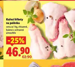 Lidl Kuřecí hžbety na polévku nabídka