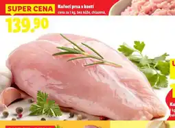 Lidl Kuřecí prsa kostí nabídka