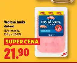 Lidl Vepřová šunka dušená nabídka
