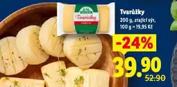 Lidl Tvarůžky nabídka