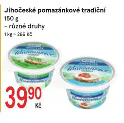 Žabka Jihočeské pomazánkové tradiční nabídka