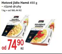 Žabka Hotové jídlo Hamé nabídka