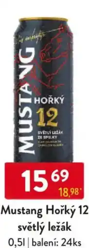 Qanto Mustang Hořký 12 světlý ležák nabídka