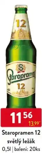 Qanto Staropramen 12 světlý ležák nabídka