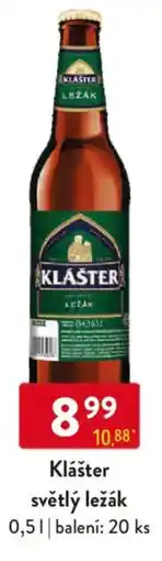 Qanto Klášter světlý ležák nabídka