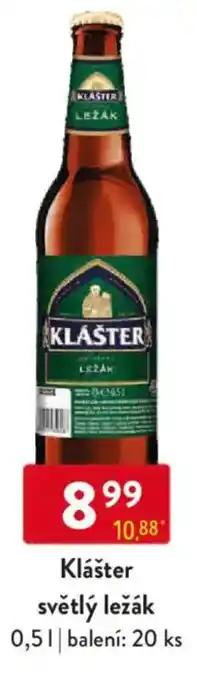 Qanto Klášter světlý ležák nabídka
