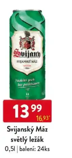 Qanto Svijanský Máz světlý ležák nabídka