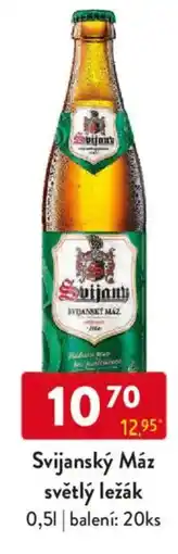 Qanto Svijanský Máz světlý ležák nabídka
