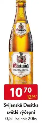 Qanto Svijanská Desítka světlé výčepní nabídka
