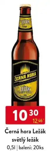 Qanto Černá hora Ležák světlý ležák nabídka