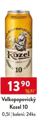 Qanto Velkopopovický Kozel 10 nabídka