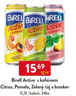 Qanto Birell Active s kofeinem Citrus, Pomelo, Zelený čaj a broskev nabídka