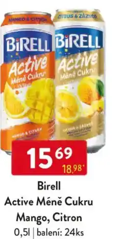 Qanto Birell Active Méně Cukru Mango, Citron nabídka
