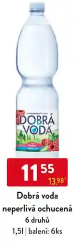 Qanto Dobrá voda neperlivá ochucená nabídka