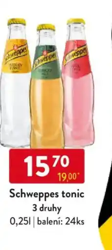 Qanto Schweppes tonic nabídka