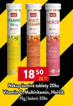 Qanto Nakup šumivé tablety Vitamin C, Multivitamin, Hořčík nabídka