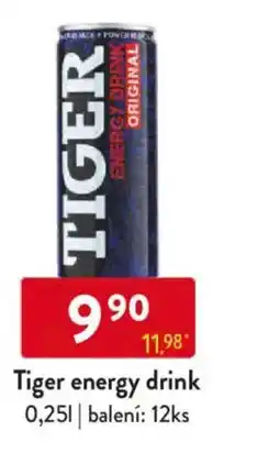 Qanto Tiger energy drink nabídka